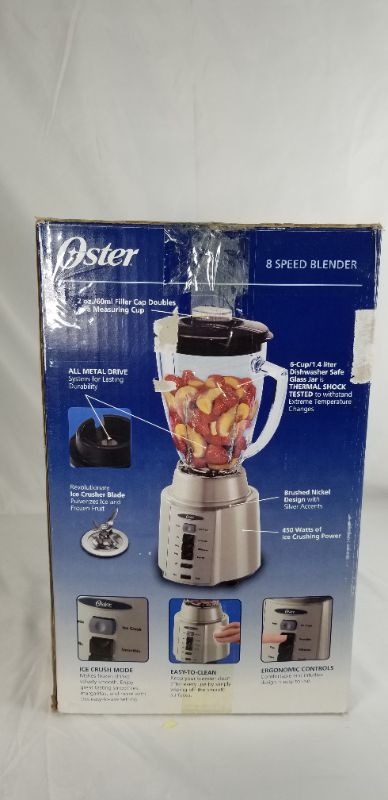 Photo 7 of 8 SPEED OSTER BLENDER WITH A REVOLUTIONARY ICE CRUSH BLADE USED 