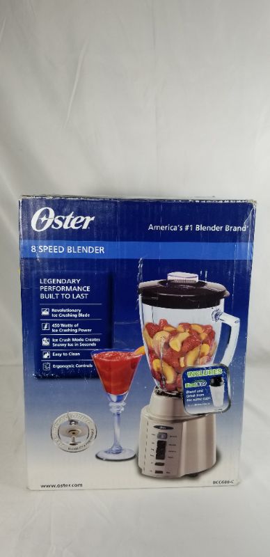 Photo 8 of 8 SPEED OSTER BLENDER WITH A REVOLUTIONARY ICE CRUSH BLADE USED 