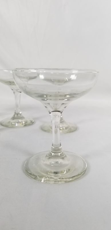 Photo 6 of 5 PIECE SMALL WINE GLASS SET USED 