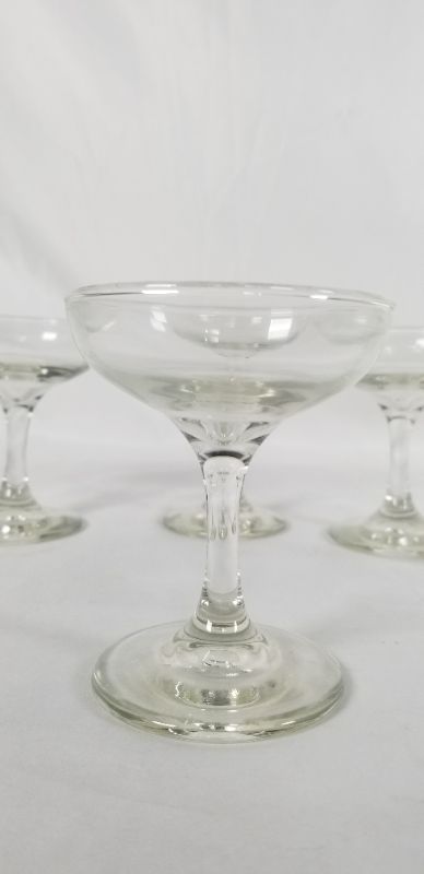 Photo 5 of 5 PIECE SMALL WINE GLASS SET USED 