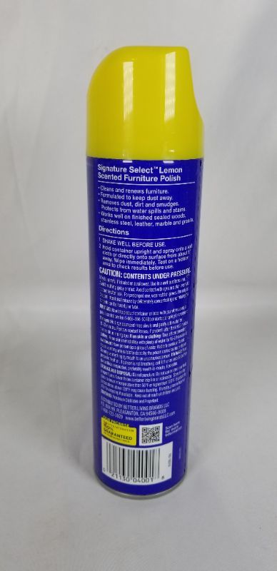 Photo 2 of FURNITURE POLISH LEMON SCENTED 12.5OZ NEW