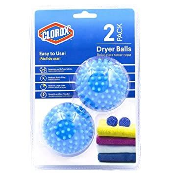 Photo 2 of BLUE DRYER BALLS 2 PACK SEPARATES AND SOFTENS FABRICS REDUCES STATIC CLING  NEW