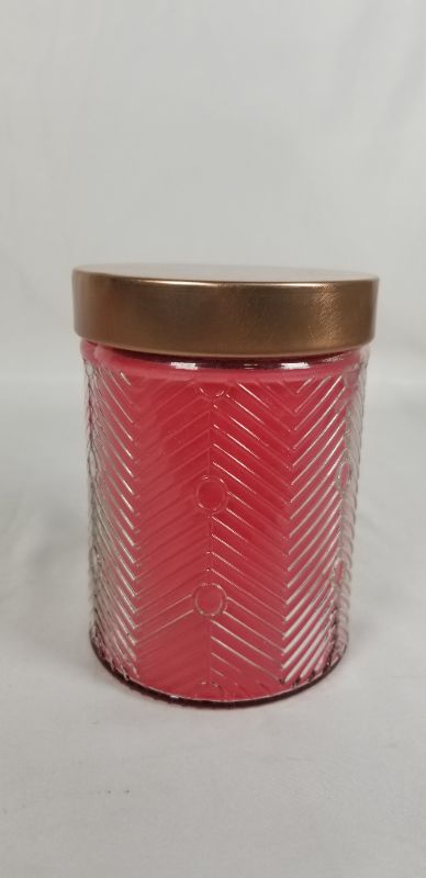 Photo 2 of CINNAMON CANDY RIBBON SCENTED 11 OZ JAR CANDLE NEW 