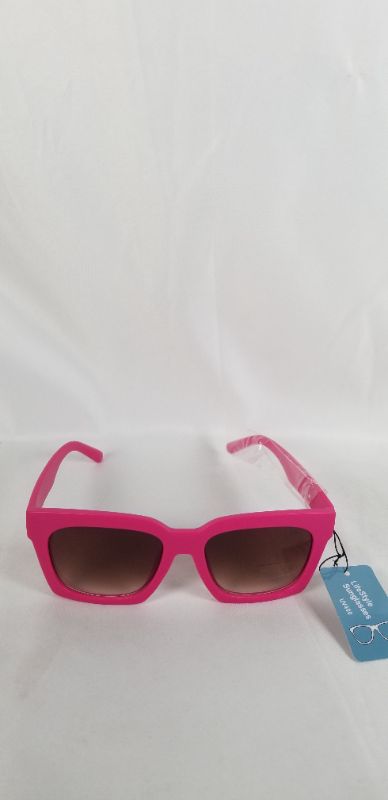 Photo 3 of  SQUARE LIFE STYLE PINK BAND SUNGLASSES PROTECTS UP TO 400UV NEW