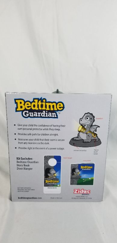 Photo 3 of BEDTIME GUARDIAN MOTION ACTIVATED NIGHT LIGHT  AND BEDTIME BOOK 6.25 X 7.25H INCHES NEW