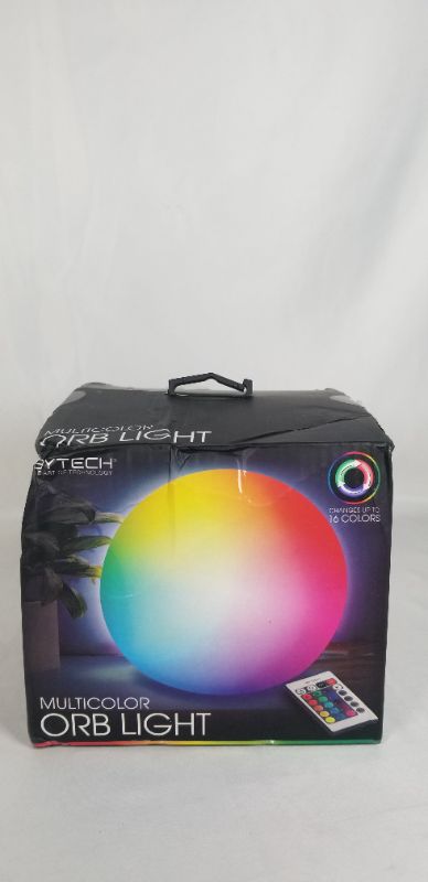 Photo 2 of MULTI COLOR ORB LIGHT CHANGES UP TO 16 COLORS ADJUSTABLE BRIGHTNESS REMOTE CONTROL INCLUDED NEW 