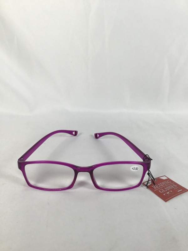 Photo 1 of +3.50 PURPLE READING GLASSES  BIFOCAL STYLE NEW