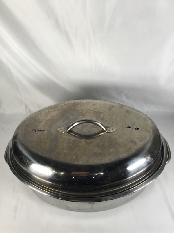 Photo 3 of LARGE STAINLESS STEEL HEAVY DUTY  COOKING POT USED 