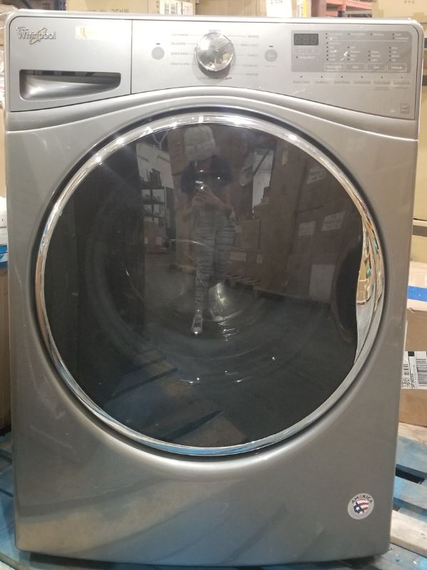 Photo 5 of WHIRLPOOL 27 INCH FRONT LOAD DIGITAL WASHER WITH STEAM, TUMBLE FRESH, COLOR LAST, AND PRESOAK OPTIONS 4.5 CU FT. CAPACITY ENERGY STAR QUALIFIED MODEL NUMBER WFW85HEFC  USED 