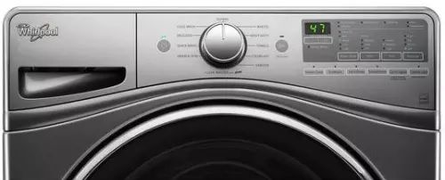 Photo 4 of WHIRLPOOL 27 INCH FRONT LOAD DIGITAL WASHER WITH STEAM, TUMBLE FRESH, COLOR LAST, AND PRESOAK OPTIONS 4.5 CU FT. CAPACITY ENERGY STAR QUALIFIED MODEL NUMBER WFW85HEFC  USED 