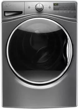 Photo 1 of WHIRLPOOL 27 INCH FRONT LOAD DIGITAL WASHER WITH STEAM, TUMBLE FRESH, COLOR LAST, AND PRESOAK OPTIONS 4.5 CU FT. CAPACITY ENERGY STAR QUALIFIED MODEL NUMBER WFW85HEFC  USED 