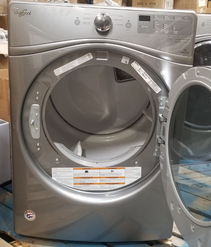 Photo 4 of WHIRPOOL CHROME SHADOW WGD85HEFC 7.4CU.FT GAS DRYER WITH QUICK DRY CYCLE USED