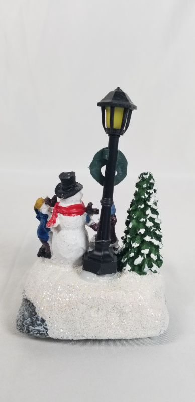 Photo 3 of MINI SNOWMAN CHRISTMAS DECOR WITH LED LIGHTS RESIN 3 X 2 X 5H INCHES NEW 