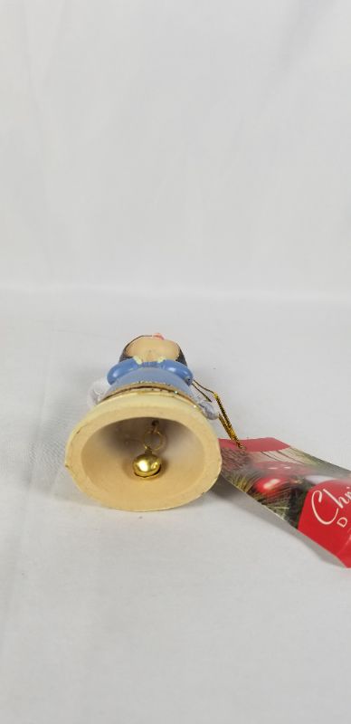 Photo 3 of FAITH PRAYING CHRISTMAS BELL ANGLE  4.5H INCHES NEW