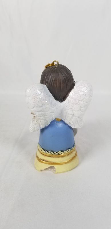 Photo 1 of FAITH PRAYING CHRISTMAS BELL ANGLE  4.5H INCHES NEW