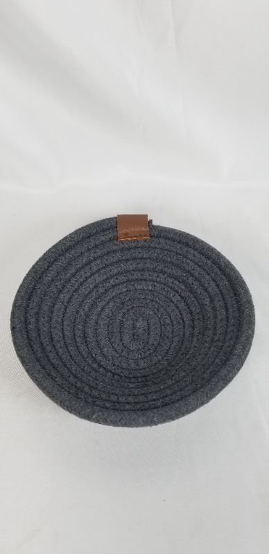 Photo 3 of DARK GRAY COTTON ROPE JEWELRY TRAY NEW 