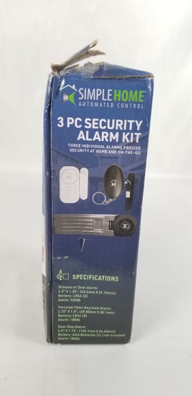 Photo 4 of 3 PIECE SECURITY ALARM KIT 3 INDIVIDUAL ALARMS PROVIDE SECURITY AT HOME AND ON THE GO NEW