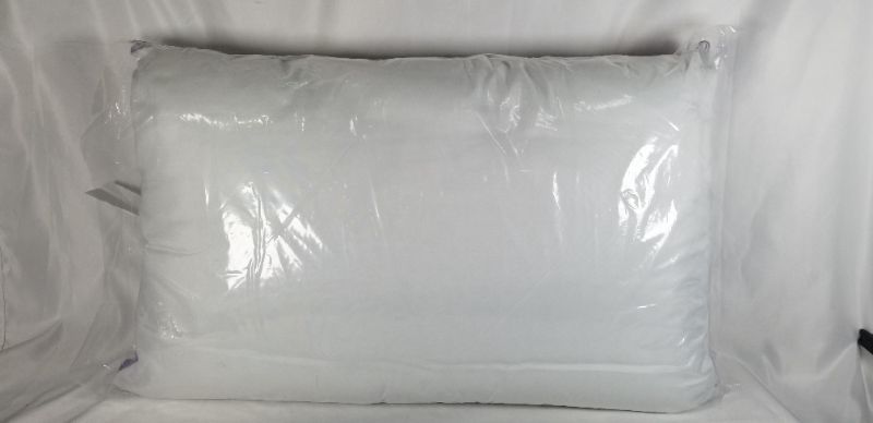 Photo 2 of MADISON HOTEL LUXURY STANDARD WHITE PILLOW WITH PURPLE LINE ALONG THE SIDE NEW