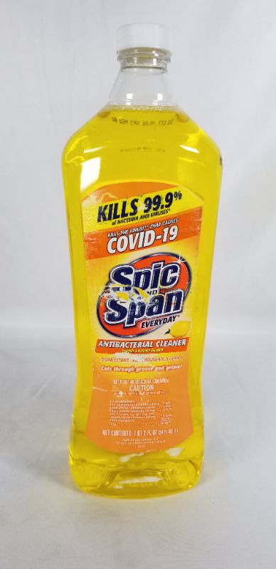 Photo 1 of SPIC AND SPAN EVERYDAY ANTIBACTERIAL CLEANER FRESH LEMON SCENT NEW 