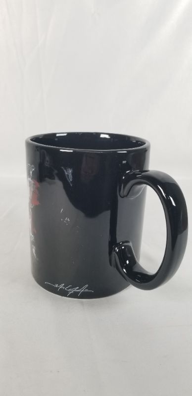 Photo 2 of 16 OZ BLACK MUG FACE OF GOD  DESIGN NEW