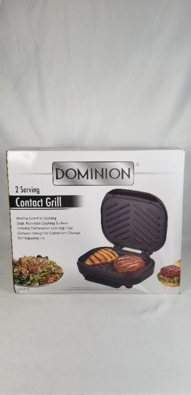 Photo 4 of 2 SERVING CONTACT ELECTRIC GRILL HEALTHY LOW FAT COOKING DUAL NON NSTICK SURFACE INCLUDES DISHWASHER SAFE DRIP TRAY NEW