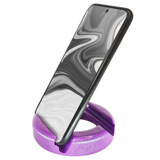 Photo 1 of  PURPLE UNIVERSAL STAND ITS PORTABLE AND HAS 2 SLOTS FOR MULTIPLE ANGLE OPTIONS NEW
