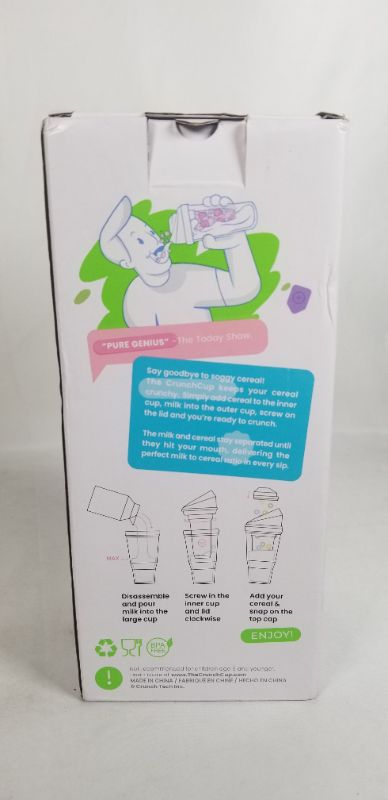 Photo 5 of BLUE CRUNCH CUP- A PORTABLE CEREAL CUP NEW