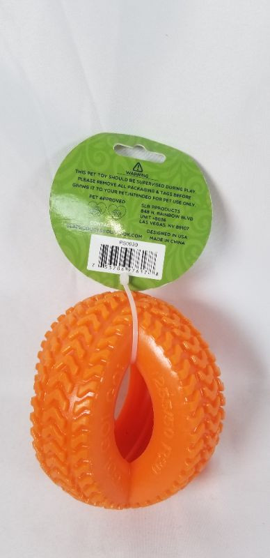 Photo 2 of TPR ORANGE PET BALL TOY NEW