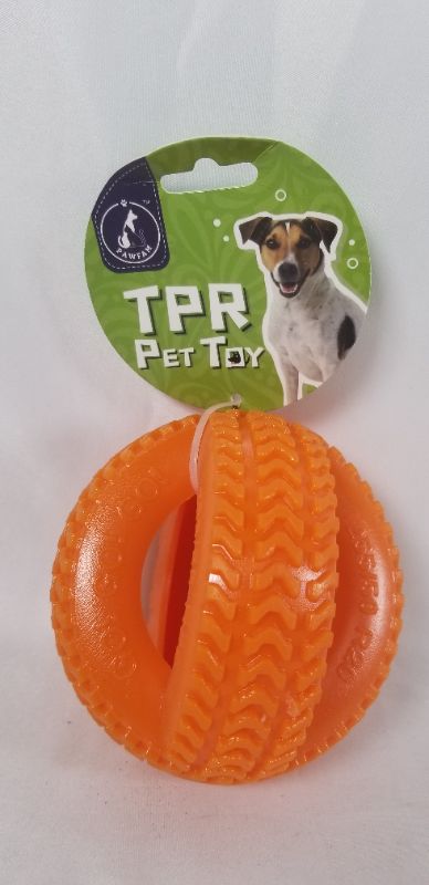 Photo 1 of TPR ORANGE PET BALL TOY NEW