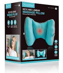 Photo 1 of NUVO MED SPA SERIESNECK AND LUMBAR MASSAGE PILLOW 2 in 1 Neck And Back Pillow Relives your Neck and Back Pain Easy Power On/Off Switch Dual Powerful Massage Modes Promote Muscle Relaxation Material: 100% Polyester 