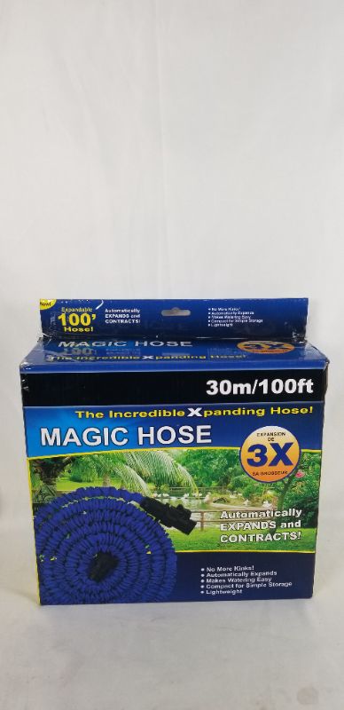 Photo 3 of 100FT MAGIC EXPANDING HOSE KINK AND TANGLE FREE LIGHTWEIGHT EASY RELEASE CONNECTORS 