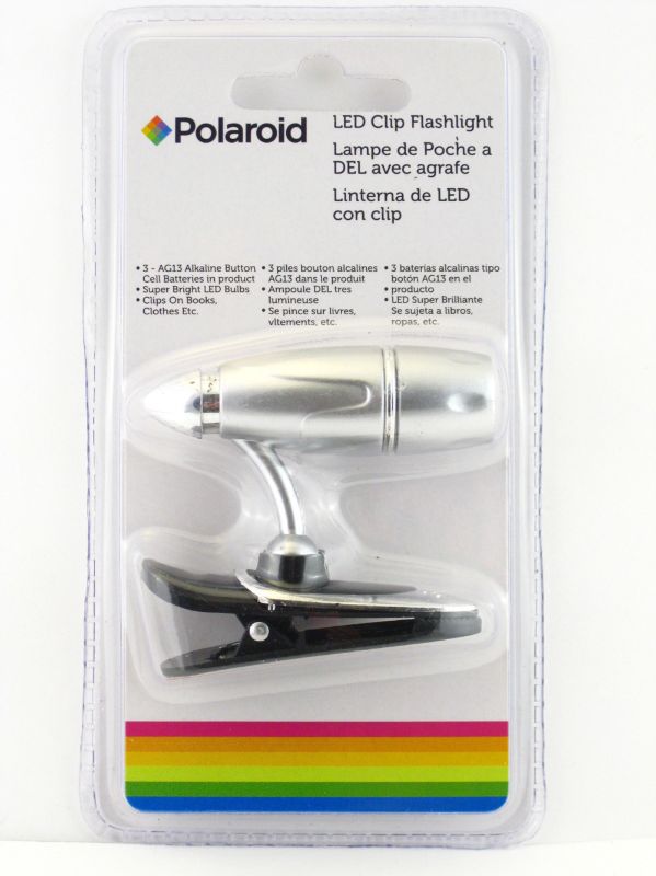 Photo 1 of POLARIOD LED CLIP FLASHLIGHT NEW