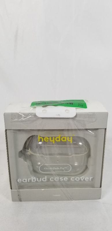 Photo 2 of Heyday Apple Air Pods Pro Silicone Case with Clip - Clear New