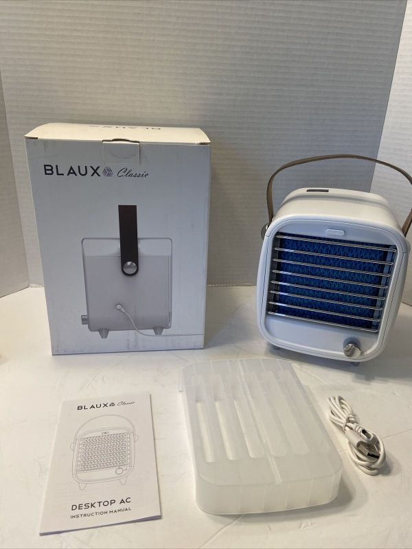 Photo 1 of Blaux Classic Desktop AC Sealed Air Curtain USB Powered Cooling Fan New