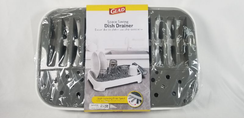 Photo 1 of SPACE SAVING DISH DRAINER WITH 360 DEGREE SWIVELING DRAIN SPOUT NEW