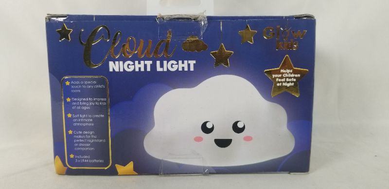 Photo 3 of Gabba Goods Cloud Night Light for Kids Toddler Night Lights Bedroom Cute Lamp Teen Girl Boy Room Lamps for Nursery Boys Girls Portable LED Children Nightlight Battery Gifs NEW