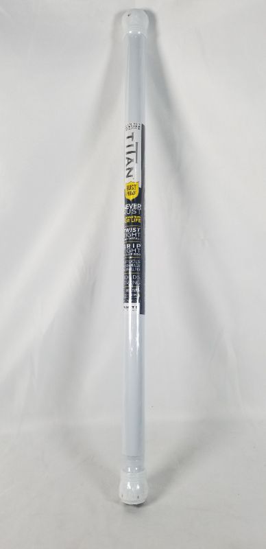 Photo 1 of White Titan Shower Rod 27- 48 inches New