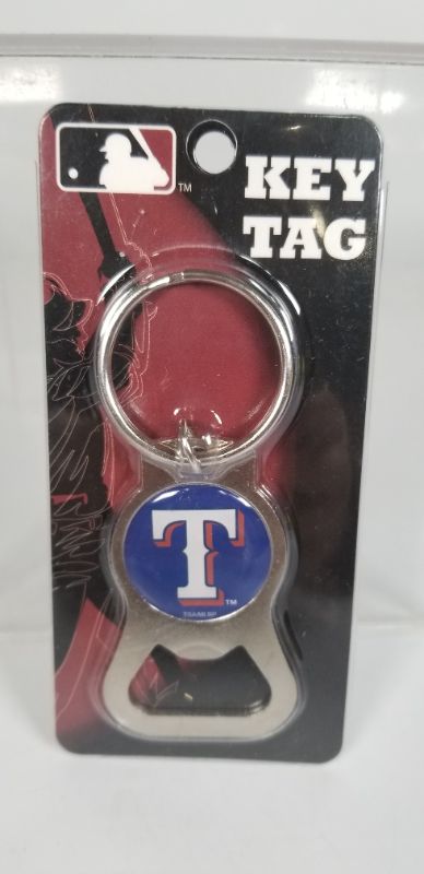Photo 2 of Texas Rangers Basic Bottle Opener Keychain New