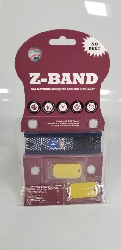 Photo 2 of Kansas City Royals, Z WristBand All Natural Mosquito And Bug Repellent New