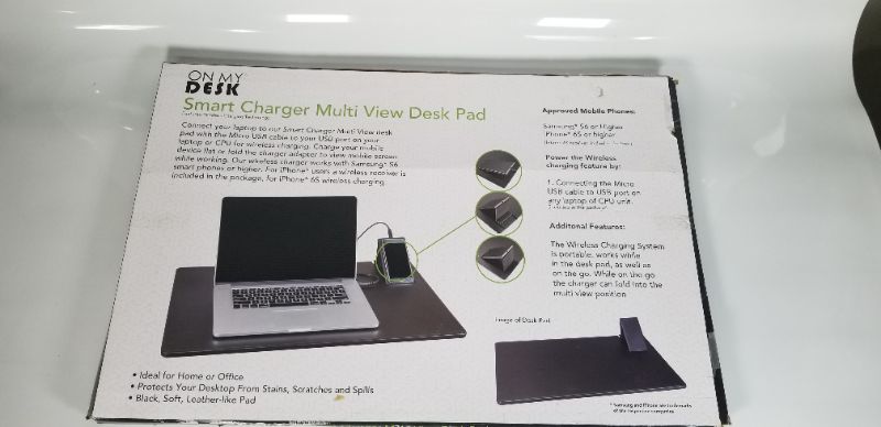 Photo 3 of Smart Charger Multi View Desk Pad  Black NEW