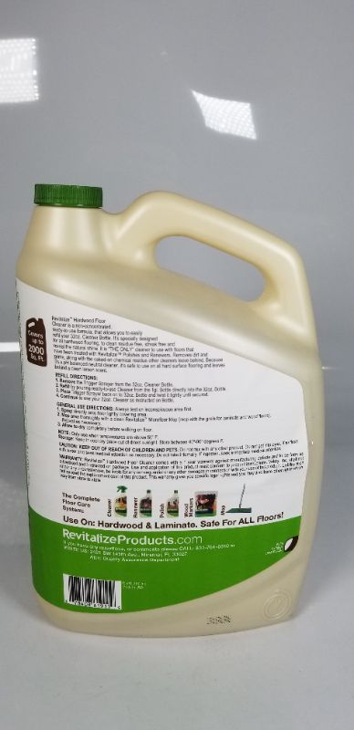 Photo 2 of Revitalize Hardwood Floor Cleaner 128oz new