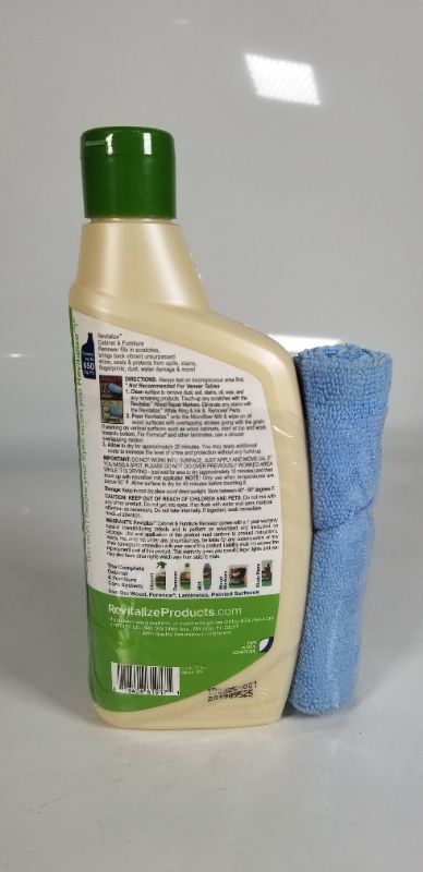 Photo 3 of Revitalize Cabinet and Furniture Renewer 16 oz With Microfiber Mitt NEW