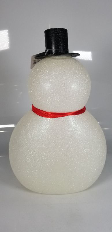 Photo 5 of 17'' Tall LED Acrylic Snowman Table Décor, 10.5'' x 6.5'' x 17.8'' inches