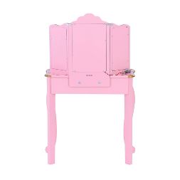 Photo 2 of Fashion Polka Dot Gisele Play Vanity Set with Led Mirror - Teamson Kids Light Pink/Rose Gold New