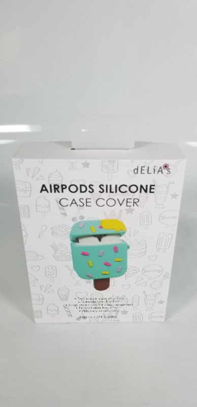 Photo 2 of Gabba Goods Silicone Protective Airpod Case Cover for Airpods Ice Cream Style for Children at All Ages NEW