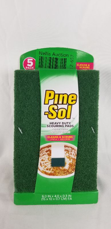 Photo 1 of  NON SCRATCH SCOURING PADS 5 PACK GREEN SAFE ON NON STICK SURFACES NEW