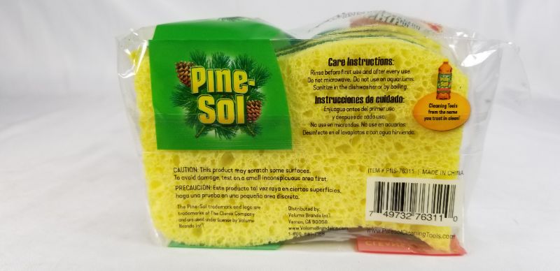Photo 3 of  GREEN HEAVY DUTY SCRUB SPONGES 3 PACK CLEANS AND SCRUBS NEW 
