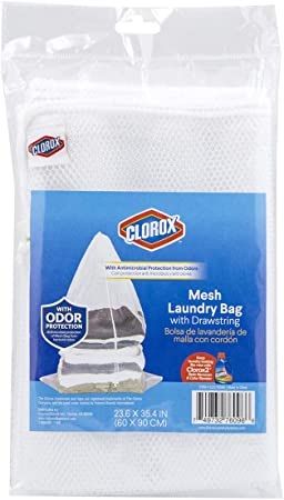 Photo 2 of MESH LAUNDRY BAG WITH DRAWSTRING ANTIMICROBIAL PROTECTION FROM ODORS  23.6 X 35.4 INCHES NEW