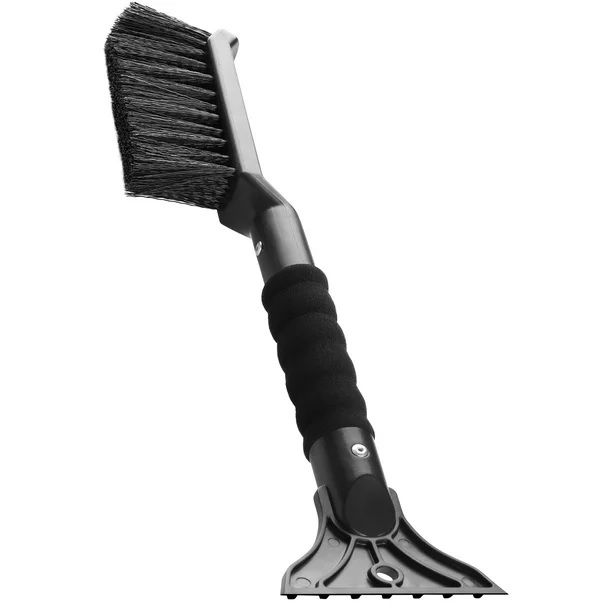 Photo 1 of 2 IN 1 BRUSH AND ICE SCRAPER BLACK PLASTIC WITH SOFT BRISTLES FOR CARS, TRUCKS, AND SUVS NEW