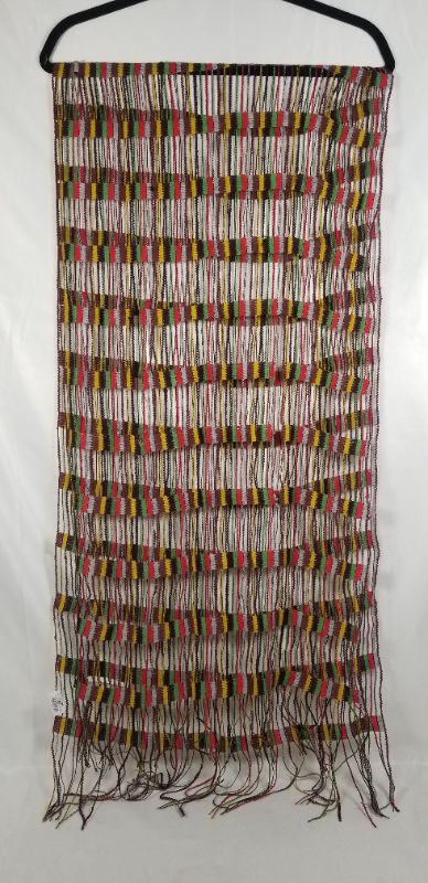 Photo 1 of MULTICOLOR GANZ STYLE STRIP SCARF ACRYLIC/POLYESTER NEW 